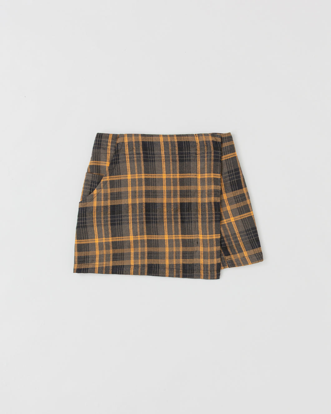 Check Short Skirt